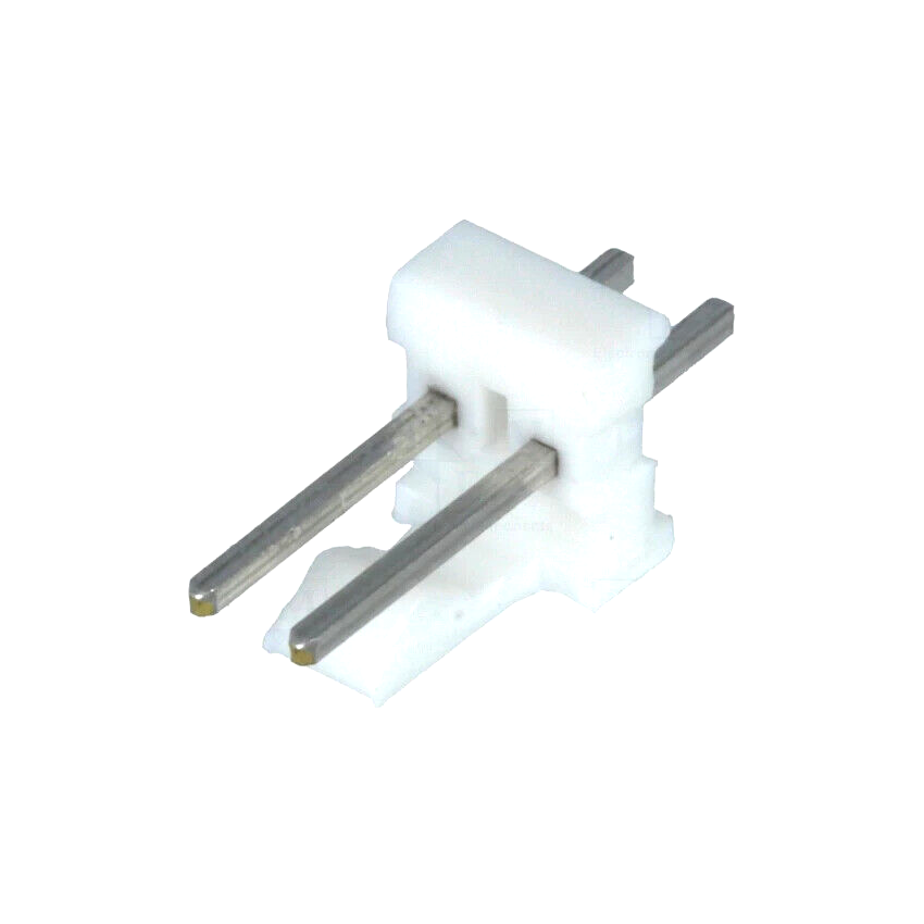 640456-2 Socket; wire-board; male; PIN: 2; 2.54mm; THT; MTA-100; tinned ('X2)