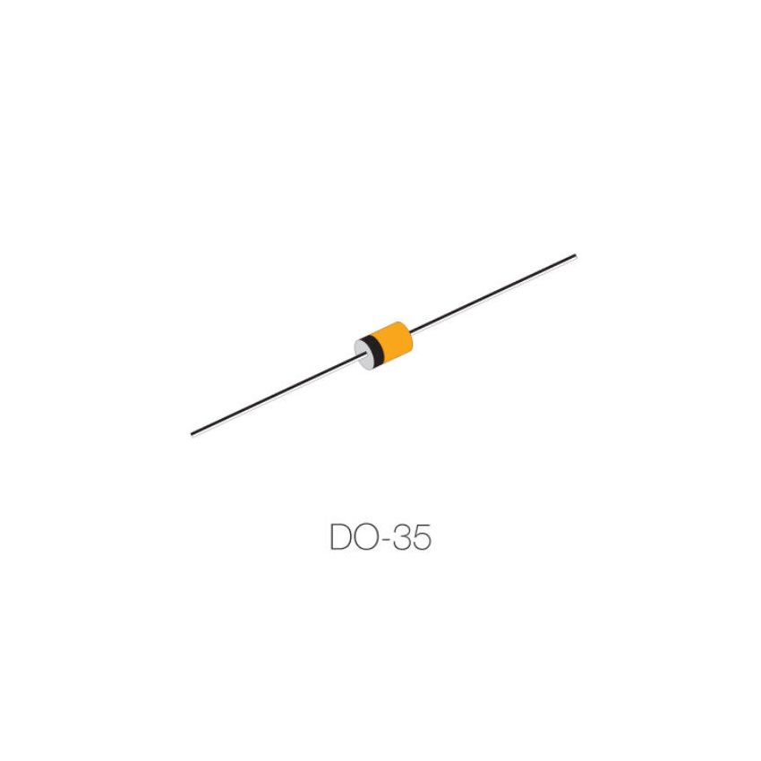 47V 0.4W ZENER DIODE DO-35 (LOT OF 2)