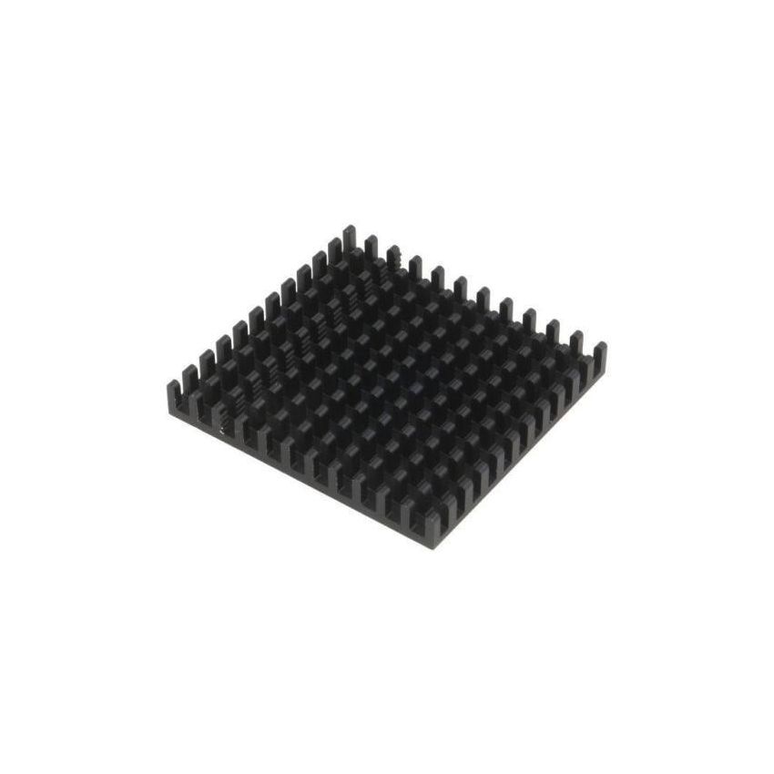 ICKBGA42X45 Heatsink extruded black L42.5mm W45mm H6mm aluminium ICKBGA42,5X45