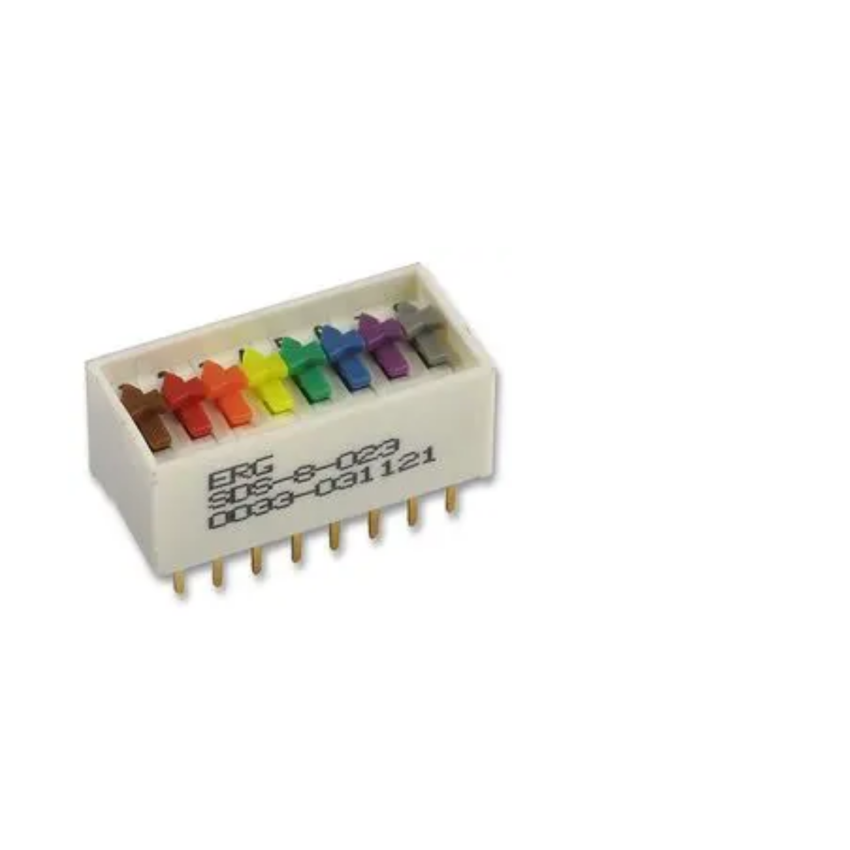 SDS-8-023 Switch, DIL, ST, 8 Way - SDS-8-023