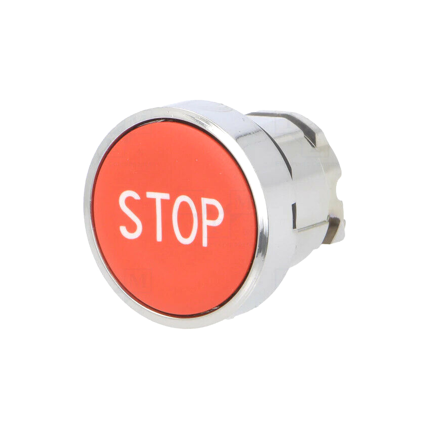 ZB4BA434 Switch: push-button; Stabl.pos: 1; 22mm; red; Illumin: none; IP66