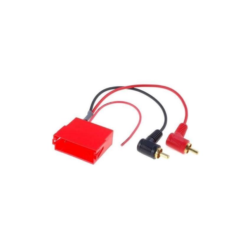 ZRSMISO/2RCA Adapter; ISO mini socket, RCA plug (LOT OF 2)