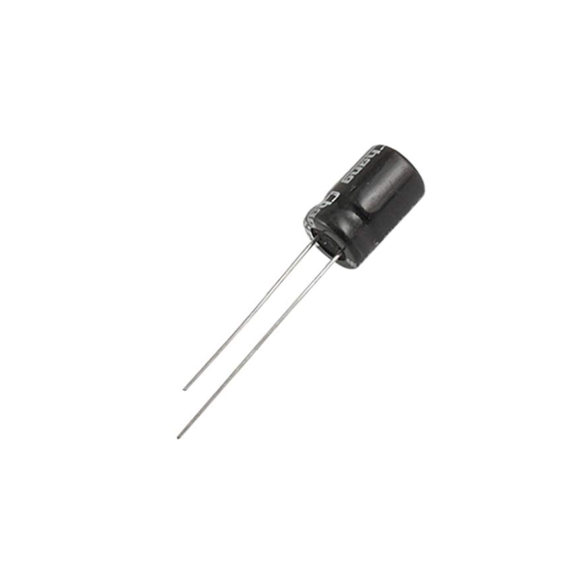 E.CAP/47UF 25VD RADIAL CAPACITOR 105DEG (LOT OF 10)