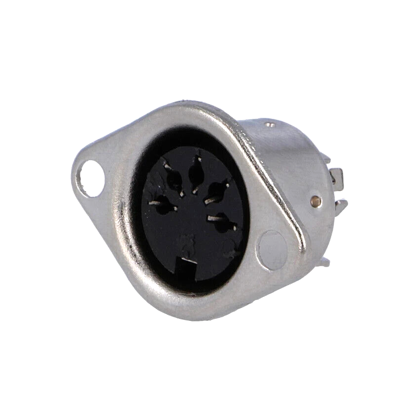 DC102 Socket; DIN; female; PIN: 5; Layout: 180°; straight; solderingUK COMPANY