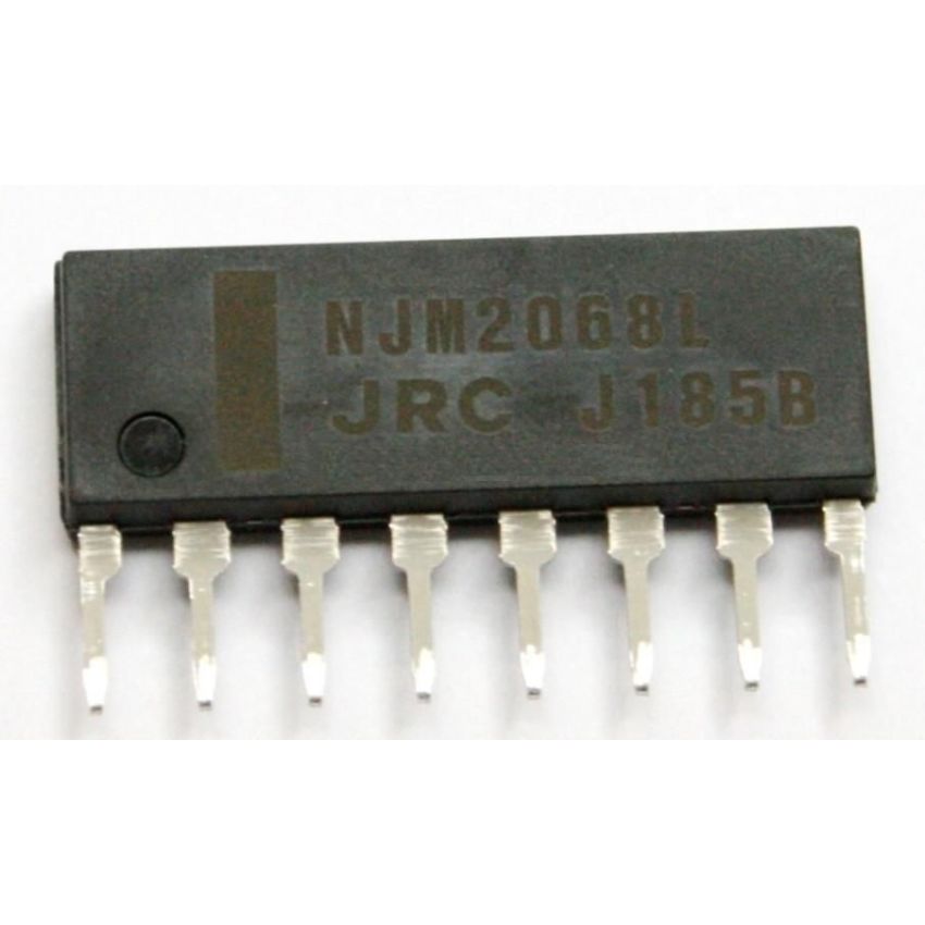NJM2068L JRC IC SIP8P /NJM2068LD Op Amp Dual Low Noise Amplifier ±18V 8-Pin SIP
