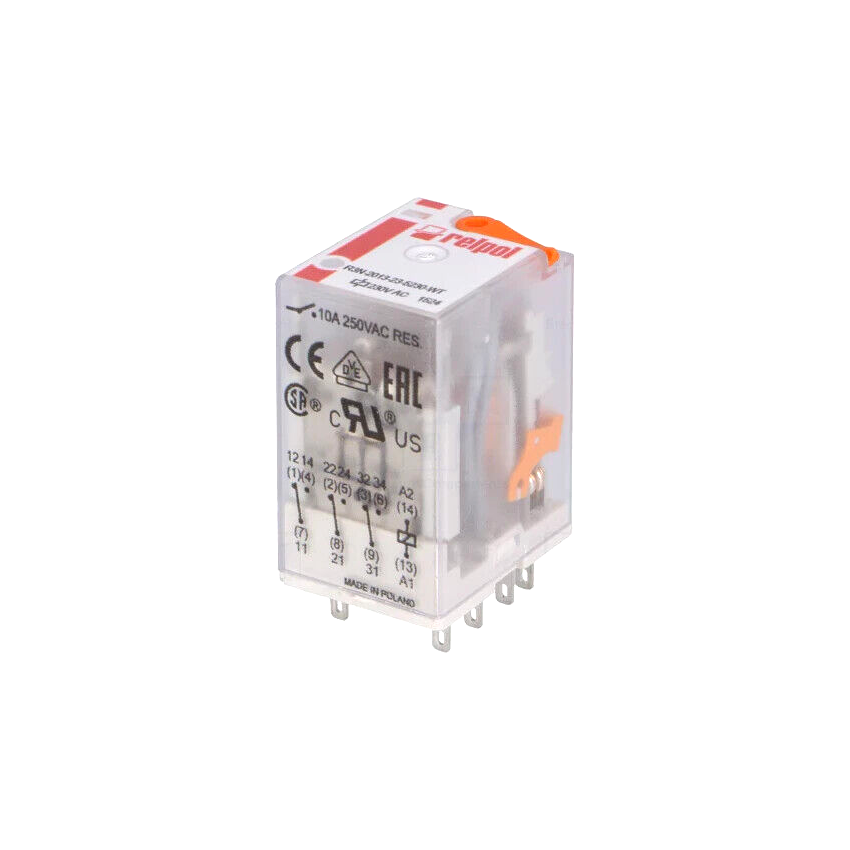 R3N-2013-23-5230-WT  Relay: electromagnetic; 3PDT; Ucoil: 230VAC; Icontacts max