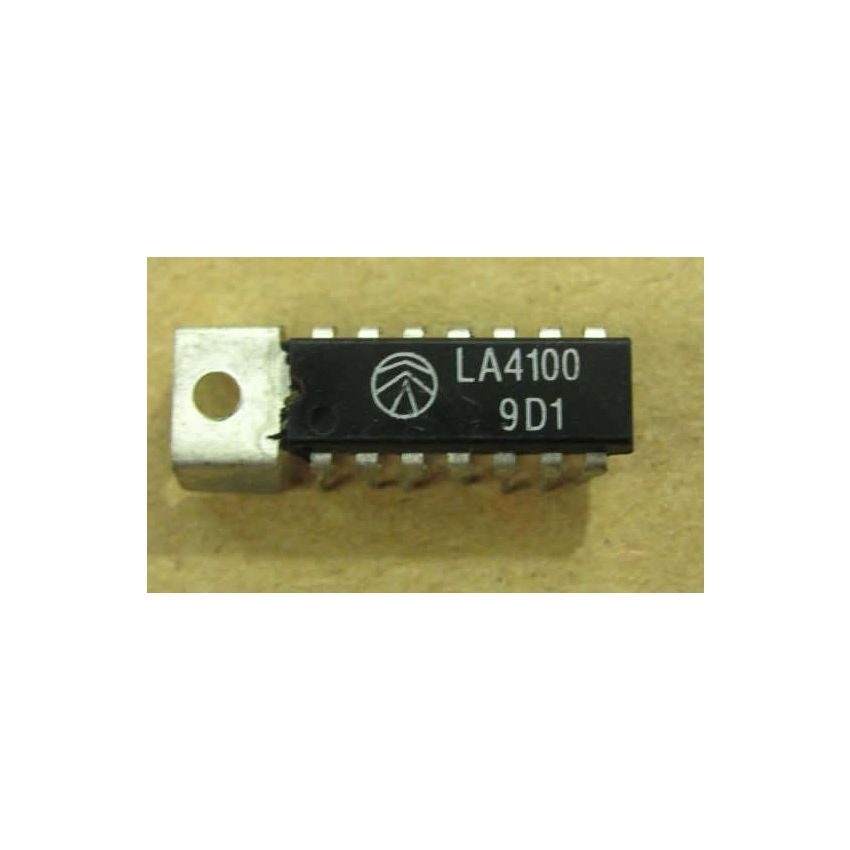 LA4100 SANYO INTEGRATED CIRCUIT DIP-14 W/TAB  (LOT OF 10)