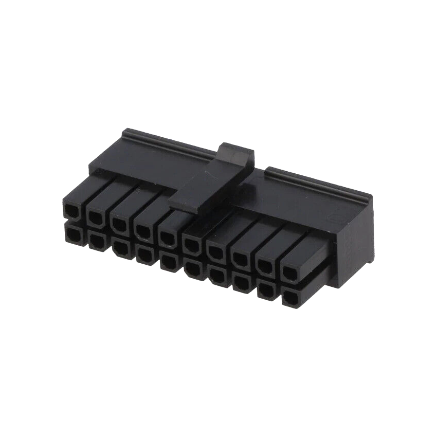 MX-43025-2000 Plug; wire-board; female; Micro-Fit 3.0; 3mm; PIN: 20; w/o contact