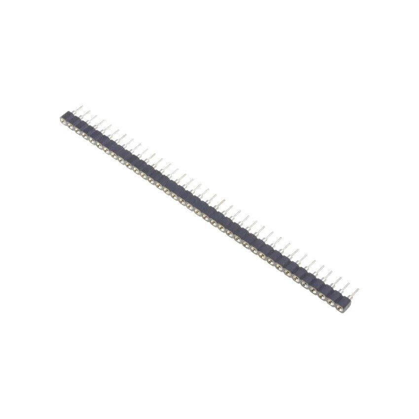SMC-1-36-1-GT Socket: SIL; PIN: 36; Pitch: 2.54mm; precision; THT; gold-plated