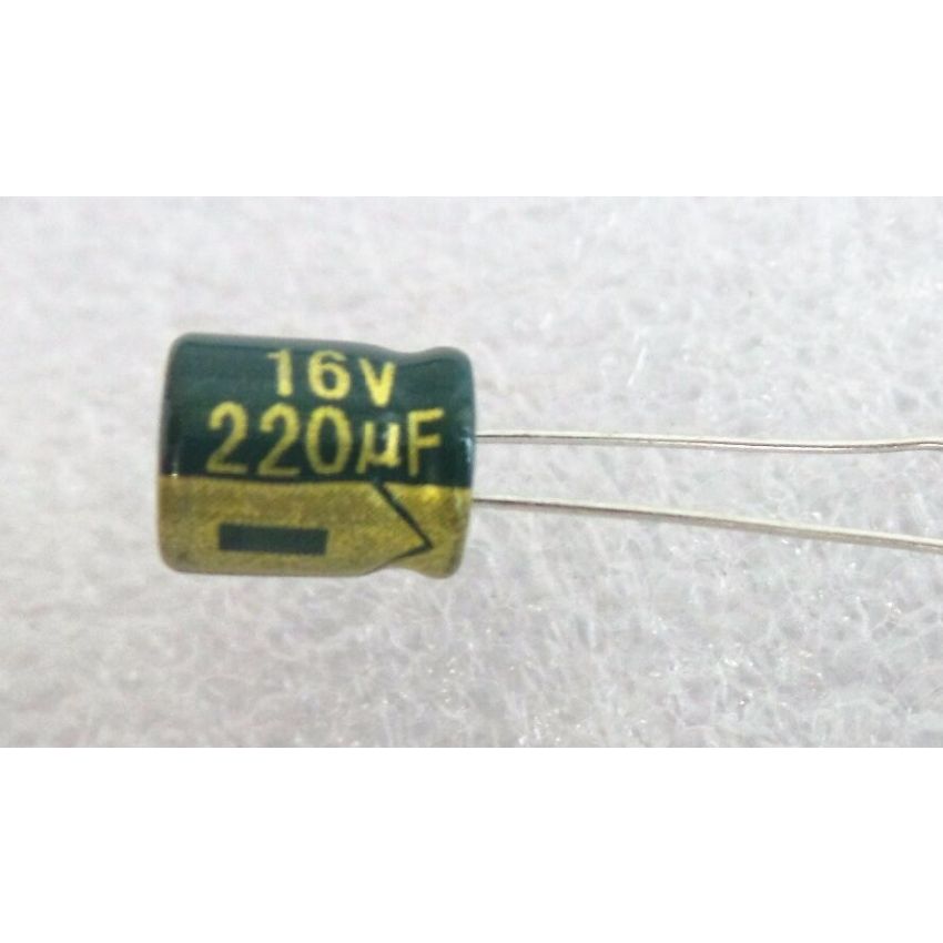 E.CAP/220UF 16V   ELECTROLYTIC  CAPACITOR    220UF   16V 85DEG