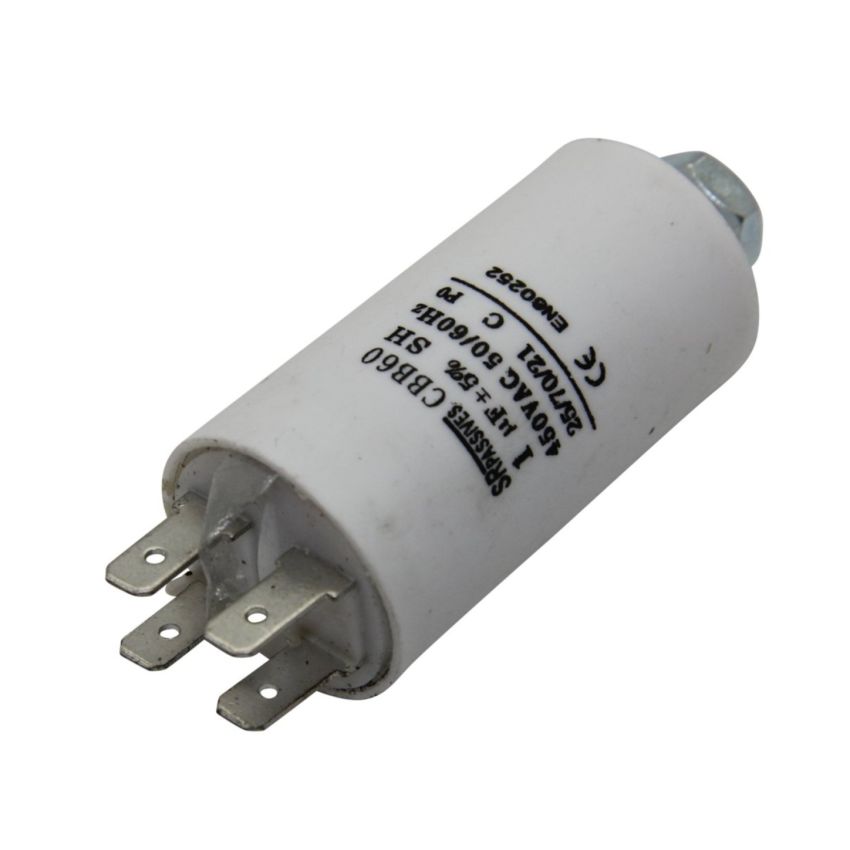 CBB60A-8/450 Capacitor: motors, run; 8uF; 450V; Ø35x60mm; -25÷70°C; ±5%; 3000h