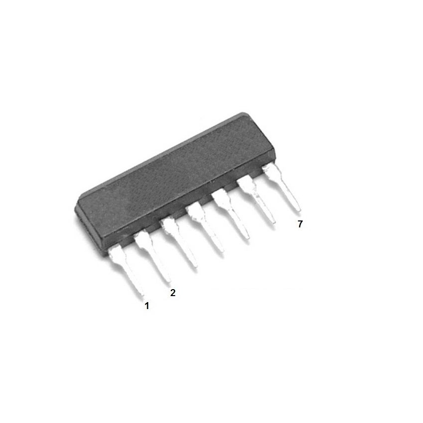 UPC566H3 INTEGRATED CIRCUIT SIP-7