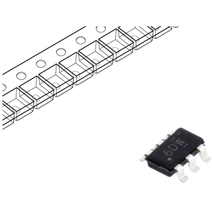 TLV62569PDDCR PMIC; DC/DC converter; 2.5÷5.5V; 0.6÷5.5VDC; 2A; TSOT23-6 (X2)