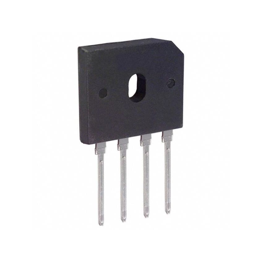 GBU406 Bridge Rectifier Diode, Glass Passivated, Single Phase, 800 V, 4 A, SIP
