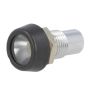 SMP3089 LED holder; 5mm; metal; convex; IP67 