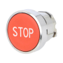 ZB4BA434 Switch: push-button; Stabl.pos: 1; 22mm; red; Illumin: none; IP66