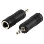 Stereo 3.5mm Male Jack Plug to 6.35mm 1/4