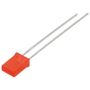 LL-254VD1E-V1-2B LED rectangular 5x2mm red 150-180mcd 146° Front flat (6pcs)