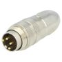 0332-03 Connector: M16; plug; male; soldering; for cable; PIN: 3; 5A; 250V