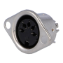 DC102 Socket; DIN; female; PIN: 5; Layout: 180°; straight; solderingUK COMPANY