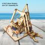 4 DOF Wood Robotic Mechanical Arm sg90 Servo for Arduino Raspberry Pi SNAM1500