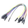 MIKROELEKTRONIKA WIRE JUMPER FEMALE TO FEMALE 10PCS
