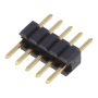 ZL319-5P Pin header; pin strips; male; PIN: 5; straight; 1.27mm; THT; 1x5  (X5)