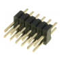 ZL320-2X6P Pin header; pin strips; male; PIN: 12; straight; 1.27mm; THT; 2x6