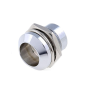 RTM-1090-CHROM LED holder 10mm chromium convex with plastic plug