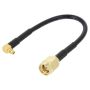 AD.ANT.003 Cable; 100mm; MMCX male,SMA male; angled,straight