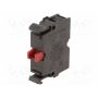 M22-K01 Contact block; NC; 6A/230VAC; 3A/24VDC; 22mm; front fixing