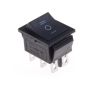 KCD4 Rocker Switch Black DPDT ON/OFF/ON 6 PIN 16A/250VAC 20A/125VAC TB