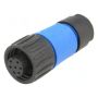 C01610D00600010 Connector: circular; plug;PIN: 7;female; w/o contacts; IP65,IP67