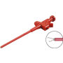 Kleps 30 red (930 113 101) Hirschmann clamp-type test probe with rotating grip