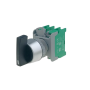 LRS22-2-O-BK Switch rotary 1-position NO x2 3A/230VAC 22mm black IP65 AUSPICIOUS