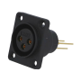 CP30071 Socket; XLR; female; PIN: 3; straight; s