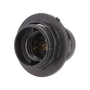 PWD.3006  Lampholder: for lamp; E27; with flange; Body: black; Ø: 41mm; L: 61mm