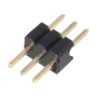 ZL319-3P Pin header; pin strips; male; PIN: 3; straight; 1.27mm; THT; 1x3 (X5)