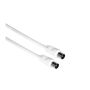 COAXIAL PLUG-PLUG 2M.WHITE CABLE1