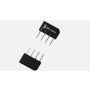 GBS4M Bridge rectifier: single-phase; Urmax: 1kV; If: 4A; Ifsm: 80A; flat
