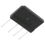 GBI10G Single-phase bridge rectifier; Urmax:400V; If:10A; Ifsm:180A