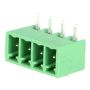 1803293 Pluggable terminal block; 3.81mm; ways: 4; angled 90°; socket