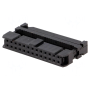 T812126A101CEU Plug; IDC; female; PIN: 26; with cable clamp; IDC