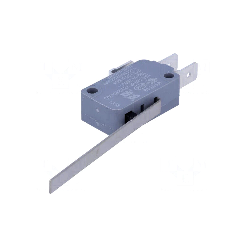 V15T16-CZ200A03 Microswitch SNAP ACTION; with lever; SPDT; 16A/250VAC; ON-(ON)