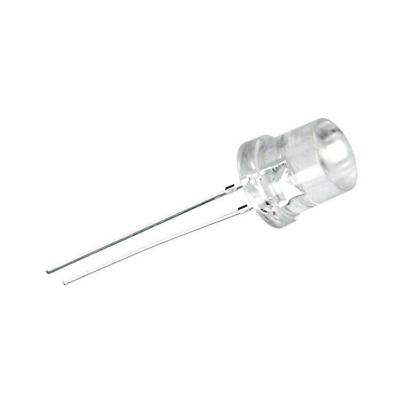 OSW5DK82E1A LED; 8mm; white cold; 3000-4200mcd; 140°; Front