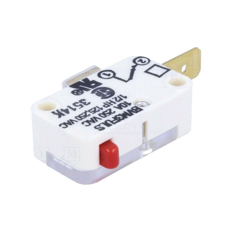 BVM3FULS Micro Interruttore Scatto Azione; Senza Leva ;Spst-Nc ; 10A/250VAC UK