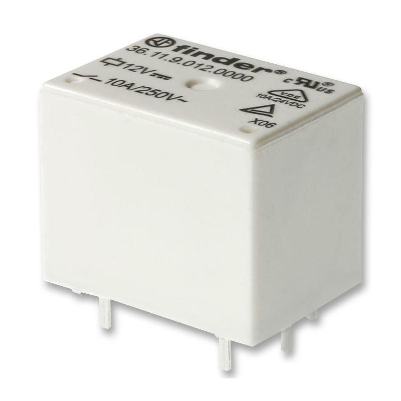 36.11.9.012.4001 Relay: electromagnetic; SPDT; Ucoil: 12VDC; 10A/250VAC; 10A/30V