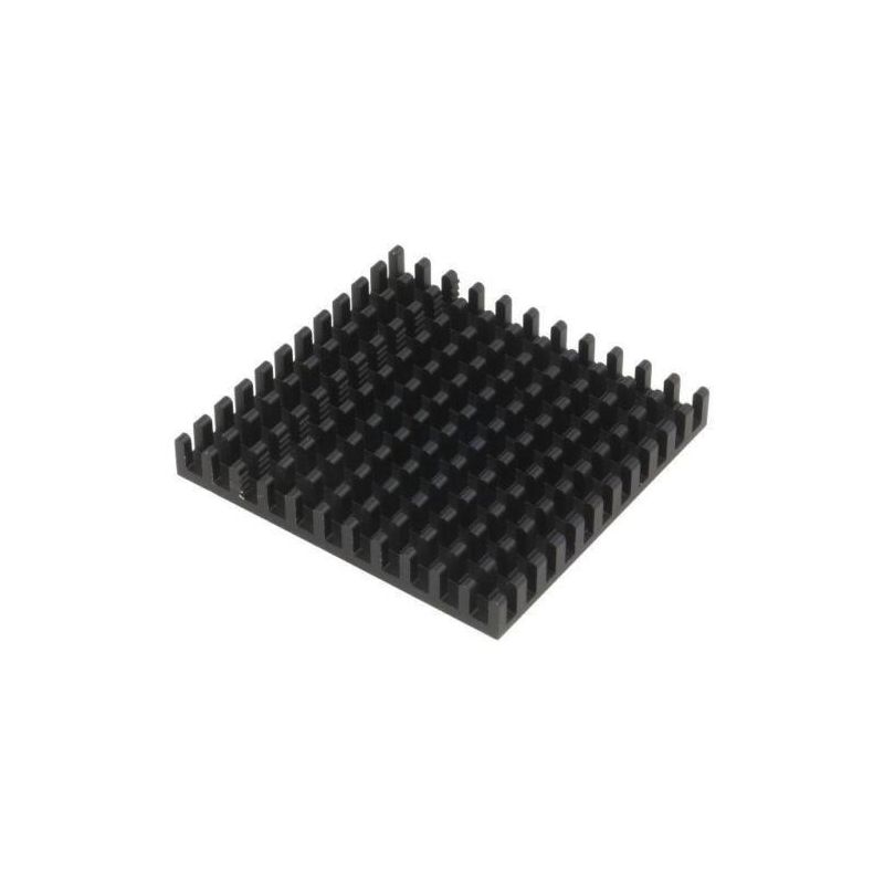 ICKBGA42X45 Heatsink extruded black L42.5mm W45mm H6mm aluminium ICKBGA42,5X45