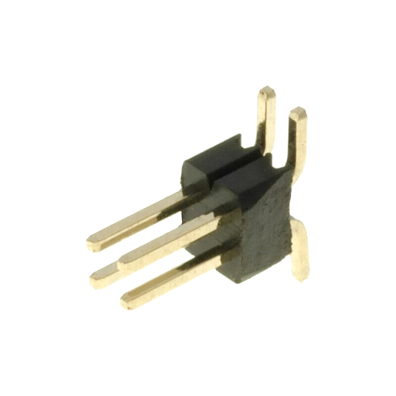ZL322-2X3P pin header; pin strips; male; pin: 4; vertical; 1.27mm; SMT; 2x2 (x2)