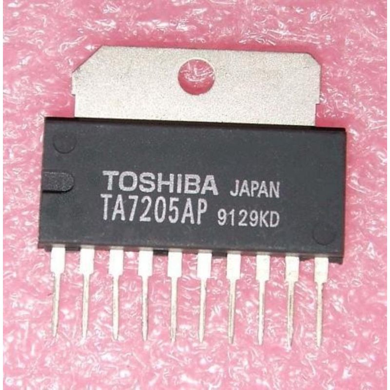 TA7205AP 5.8W AUDIO POWER AMPLIFIER FOR CAR-STEREO / CAR-RADIO OUTPUT